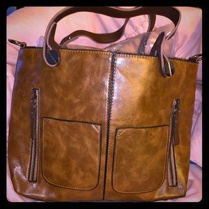 New Large Brown Shoulder Bag